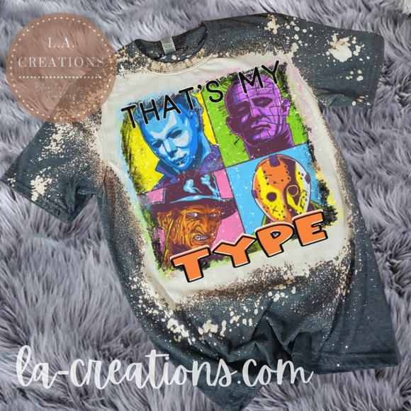 Thats my type Bleached Tee S-3x - Picture 1 of 1